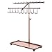 MyGift 15 inch Metal 30-Hook Necklace Bracelet Storage Organizer Jewelry Tree Hanger Display Rack