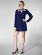 Norma Kamali Everlast Star Cut Out Dress in Cobalt