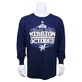 Milwaukee Brewers 2011 Post Season Long Sleeve MLB T-Shirts - October - XL