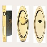 Von Morris 82091 620 Pewter Pocket Door Locks Moreland Privacy Pocket Door Lockset