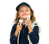 Wallmonkeys Peel and Stick Wall Decals - Baby Elettricista - 18W x 16H Removable Graphic