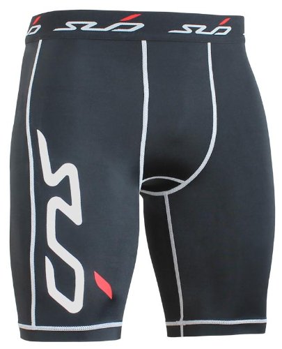 Sub Sports DUAL Men's Compression Base Layer Shorts - Black - S