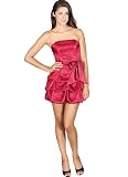 Strapless Satin Zebra Print Formal for Bridesmaid Formal Prom