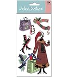 Le Grande Holiday Stickers-Female Shopper