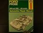 Haynes Ford Probe Automotive Repair Manual, No. 1670: '89 -'90