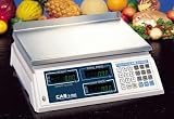 CAS S-2000 Price Computing Scale Upto 60 x 0.01/0.02 lbs, Legal for Trade