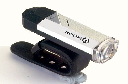 Raleigh Moon Silver Front and Rear LED USB Rechargable Bike / Cycle Lights