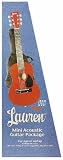 Lauren LAPKMRD 30-Inch Student Guitar Package - Metallic Red