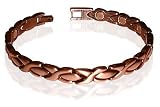 New Copper Magnetic hugs and kisses Bracelet 7.5 inches
