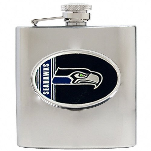 Seattle Seahawks 6 oz. Stainless Steel Flask
