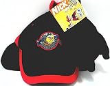 Sponge Bob Square Pants Black 2 Piece Set - Kids Boys Fleece Baseball Cap & Gloves
