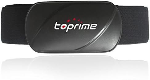 Toprime® 2108BK Bluetooth Heart Rate Monitor Chest Strap/ Contact-type Heart Rate Sensor with Heart Monitor for Android and Ios