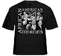 African American Heroes T-Shirt :: Featuring Obama, MLK. Malcolm X, Joe Louis, Jackie Robinson & The Tuskegee Airmen #B203