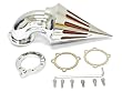 Harley Davidson CV & S&S Carburetors Sportster Models, and Motorcycle Custom Application Cruiser High Quality Chrome Billet Aluminum Cone Spike Air Cleaner Kit Intake Filter Motorcycle