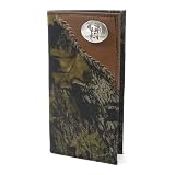 Mossy Oak Leather Camo Secretary Wallet - Collegiate Series