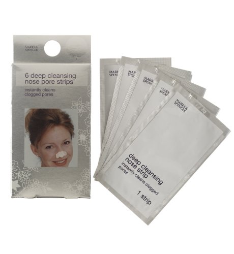 6 Deep Cleansing Nose Pore Strips