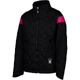 Spyder Cortina Insulator Jacket - Girls' Black/Raspberry, L