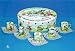Alice In Wonderland Tea Set 5 Cups and Saucers 3oz each