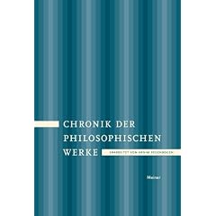 Chronik der philosophischen Werke: Von der Erfindung des Buchdrucks bis ins 20. Jahrhundert