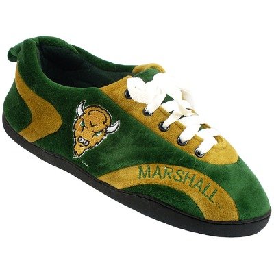 Marshall Thundering Herd All Around Slipper in White / Dark Green / Brown