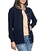WoolOvers Womens Lambswool Crew Neck Cardigan