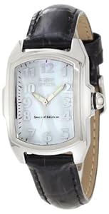 Invicta Women's 5168 Baby Lupah Collection Mother-of-Pearl Dial Shiny Leather Interchangeable Watch Set