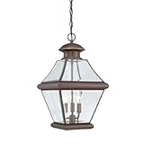 Quoizel RJ1911Z Rutledge 3-Light Outdoor Hanging Lantern, Medici Bronze by Quoizel [並行輸入品]