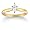 14k Yellow Gold Marquise Solitaire Diamond Engagement Ring (1/4 ct, H-I Color,  SI2-I1 Clarity), Size 7