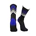 Epivive Retro Refresh Basketball Crossfit Lacrosse Socks (Black/Blue, Large)