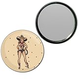 Sailor Jerry Girl 4 - 77mm Round Compact Mirror