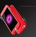 iPhone 6/6S Case, Ipaky Exact-Fit Premium Matte Finish Dual Layer Hard Case for iPhone 6 with Tempered Glass Screen Protector for iPhone 6/6S (4.7' Red)