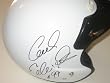 Carl Edwards Autographed Cyber Racing Helmet, Nascar Sprint Cup Series, Proof Photo
