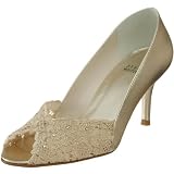 Stuart Weitzman Womens Chantelle Peep-Toe Pump