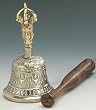 Tibetan 5.5" Bell with Wooden Stick 7-Metal-#BL080