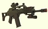 BOYS TOY MACHINE GUN RIFLE REAL SCALE SCOPE LASER POINTER VIBRATION NEW