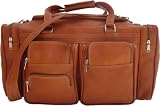 Piel Leather 20 Duffel Bag With Pockets 7720