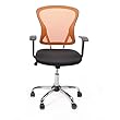 ElegantSpace® Bürostuhl EINFACH STIL Drehstuhl mit Netzbezug Farbwahl Geeignet für Büro und Arbeitzimmer (Orange) from ElegantSpace