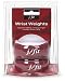 Soft Wrist Weights (pair) 1 pound each, Size: 2 lb pair; Colour may vary