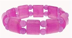Tanker Stretch Bracelet - Purple Jade
