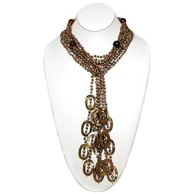 HinsonGayle Glamour Collection GLORIA Chocolate Triple Strand Cultured Pearl... by 