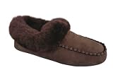 LAMO Sheepskin Womens Booties Slippers Chocolate Brown