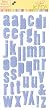 DCWV ST-010-00010 Nana's Kids Epoxy Stickers- "Dot Alphabet"