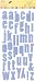 DCWV ST-010-00010 Nana's Kids Epoxy Stickers- "Dot Alphabet"