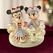Disney ''Patriotic Parade'' Minnie & Mickey Mouse Figurine by Lenox