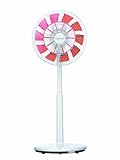 TWINBIRD 省エネ型DCファン コアンダエア・カラー羽根付 ローズレッド EF-4948R