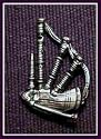 Highland Bagpipe Pin - Pewter