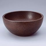 洗面ボール 陶器 コゲ窯肌 置き型直径300ミリ