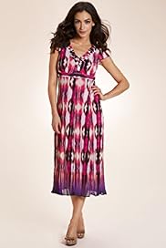 Per Una Abstract Print Crinkle Dress