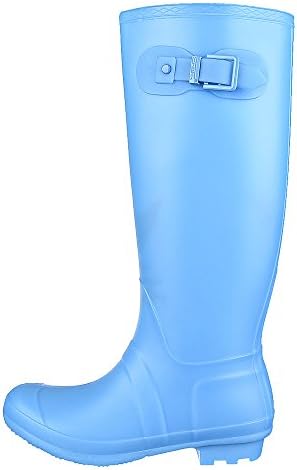 Shiekh Women's Mid-Calf Rainboot Rainny-1 Boot - Turquoise Size 7.5