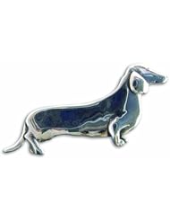 Sterling Silver Dachshund Pin by The Magic Zoo